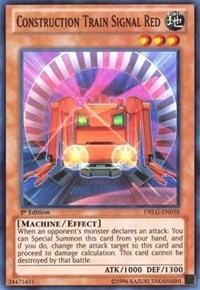 Construction Train Signal Red [DRLG-EN038] Super Rare | Galactic Gamez