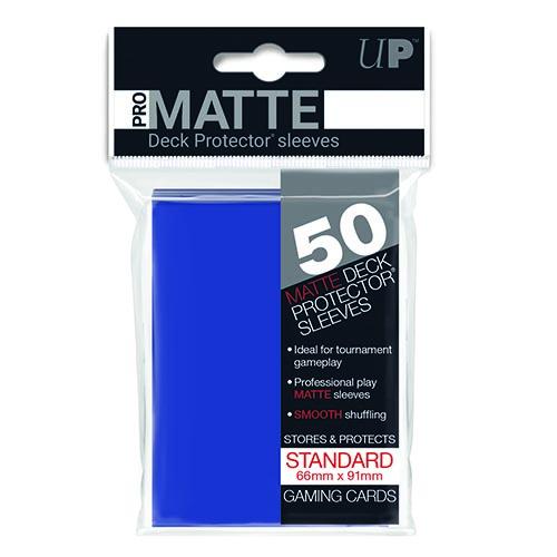 50ct Pro-Matte Blue Standard Deck Protectors | Galactic Gamez