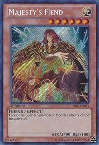 Majesty's Fiend [PRIO-EN034] Secret Rare | Galactic Gamez