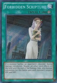 Forbidden Scripture [PRIO-EN067] Secret Rare | Galactic Gamez