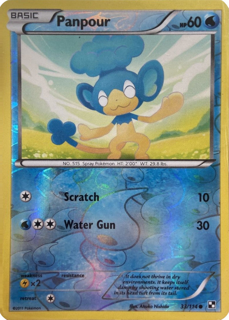 Panpour (33/114) (Energy Holo) [Black & White: Base Set] | Galactic Gamez