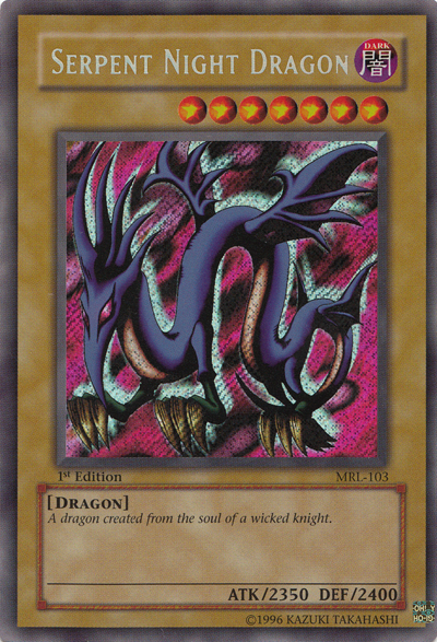 Serpent Night Dragon [MRL-103] Secret Rare | Galactic Gamez