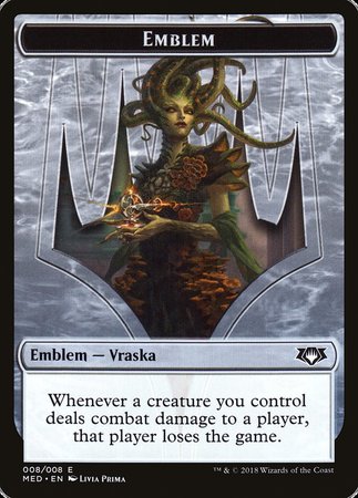 Emblem - Vraska, Golgari Queen [Mythic Edition Tokens] | Galactic Gamez