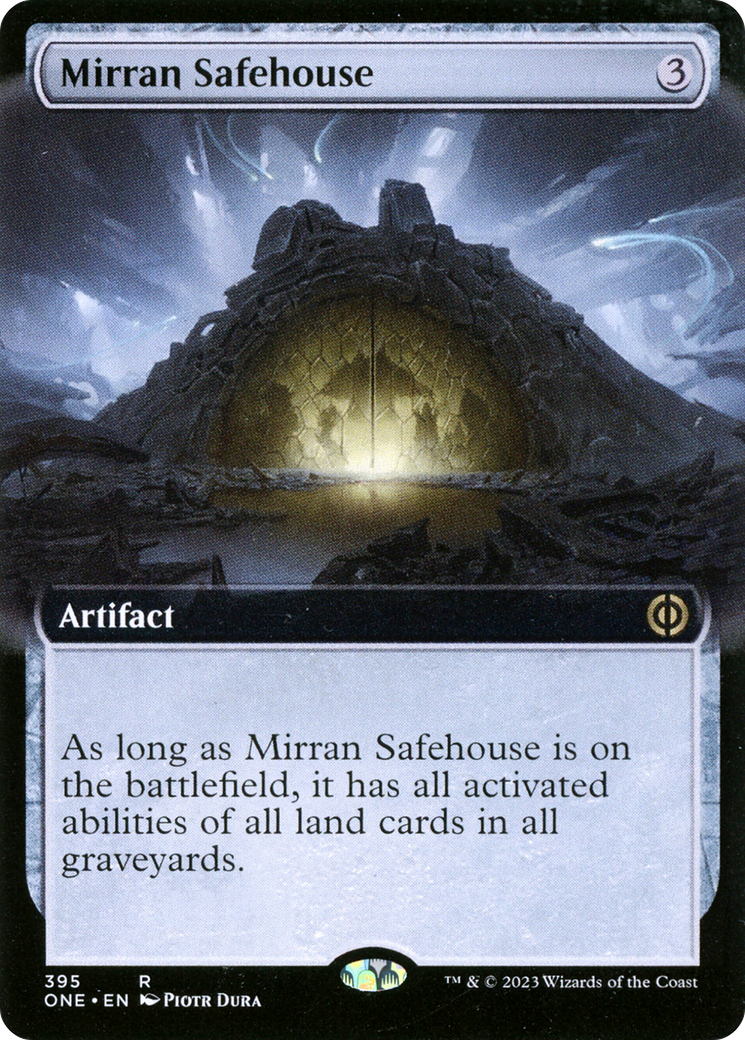 Mirran Safehouse (Extended Art) [Phyrexia: All Will Be One] | Galactic Gamez