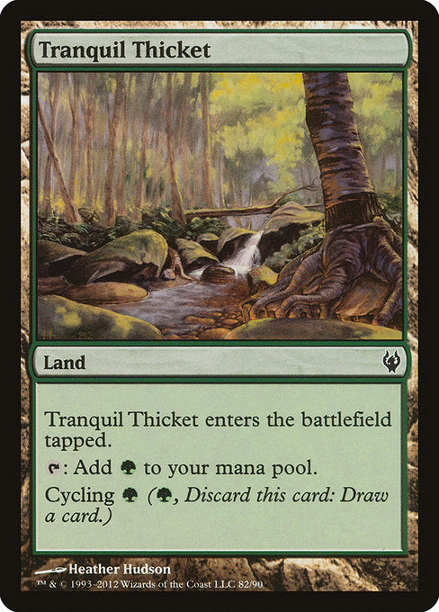 Tranquil Thicket [Duel Decks: Izzet vs. Golgari] | Galactic Gamez