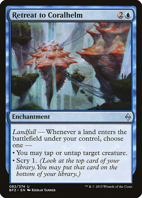 Retreat to Coralhelm [Battle for Zendikar] | Galactic Gamez