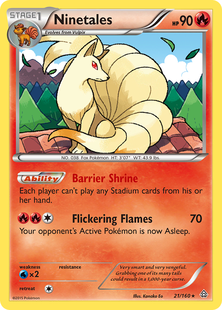 Ninetales (21/160) [XY: Primal Clash] | Galactic Gamez