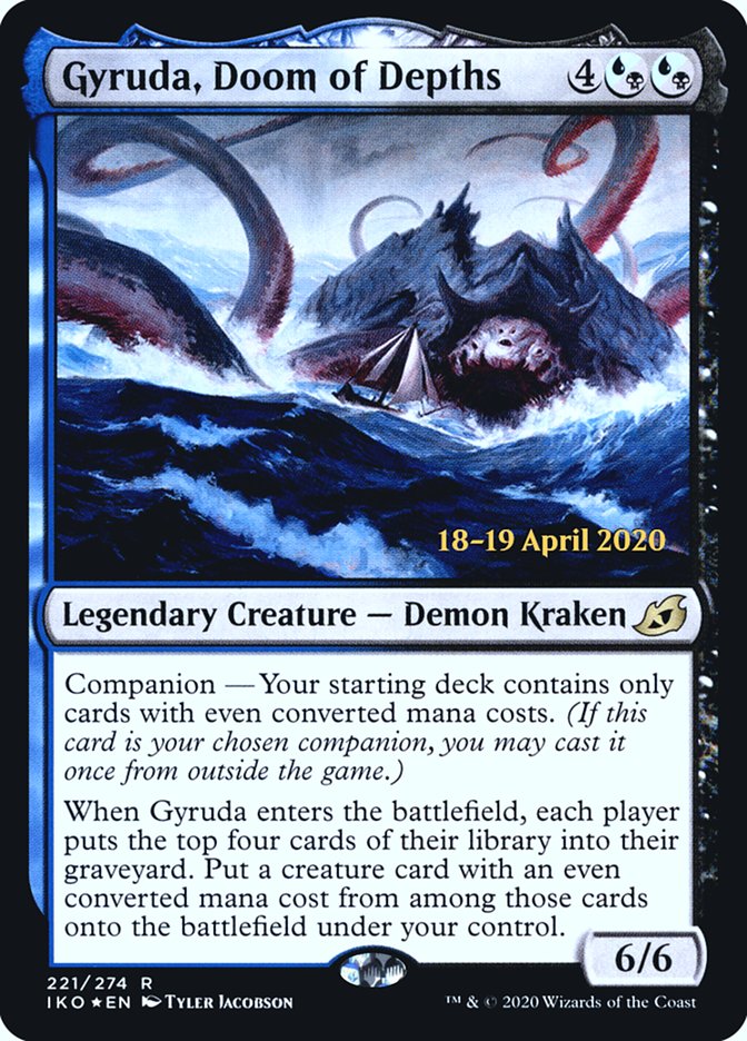 Gyruda, Doom of Depths  [Ikoria: Lair of Behemoths Prerelease Promos] | Galactic Gamez