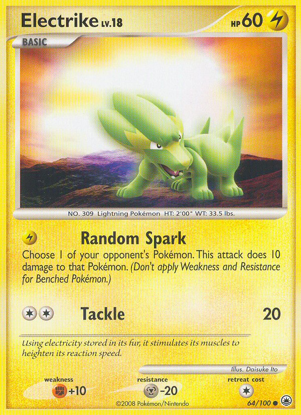 Electrike (64/100) [Diamond & Pearl: Majestic Dawn] | Galactic Gamez