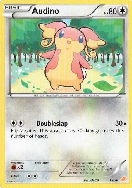 Audino (18/30) [Black & White: Trainer Kit - Excadrill] | Galactic Gamez