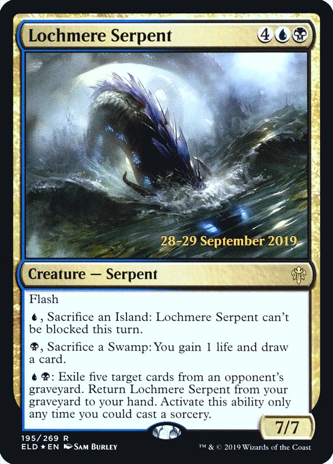 Lochmere Serpent  [Throne of Eldraine Prerelease Promos] | Galactic Gamez