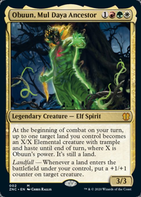 Obuun, Mul Daya Ancestor [Commander: Zendikar Rising] | Galactic Gamez