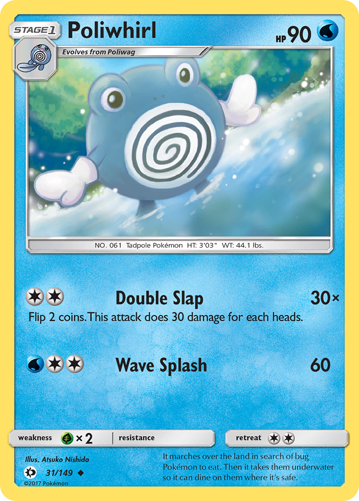 Poliwhirl (31/149) [Sun & Moon: Base Set] | Galactic Gamez