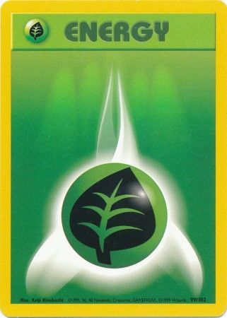 Grass Energy (99/102) [Base Set Unlimited] | Galactic Gamez