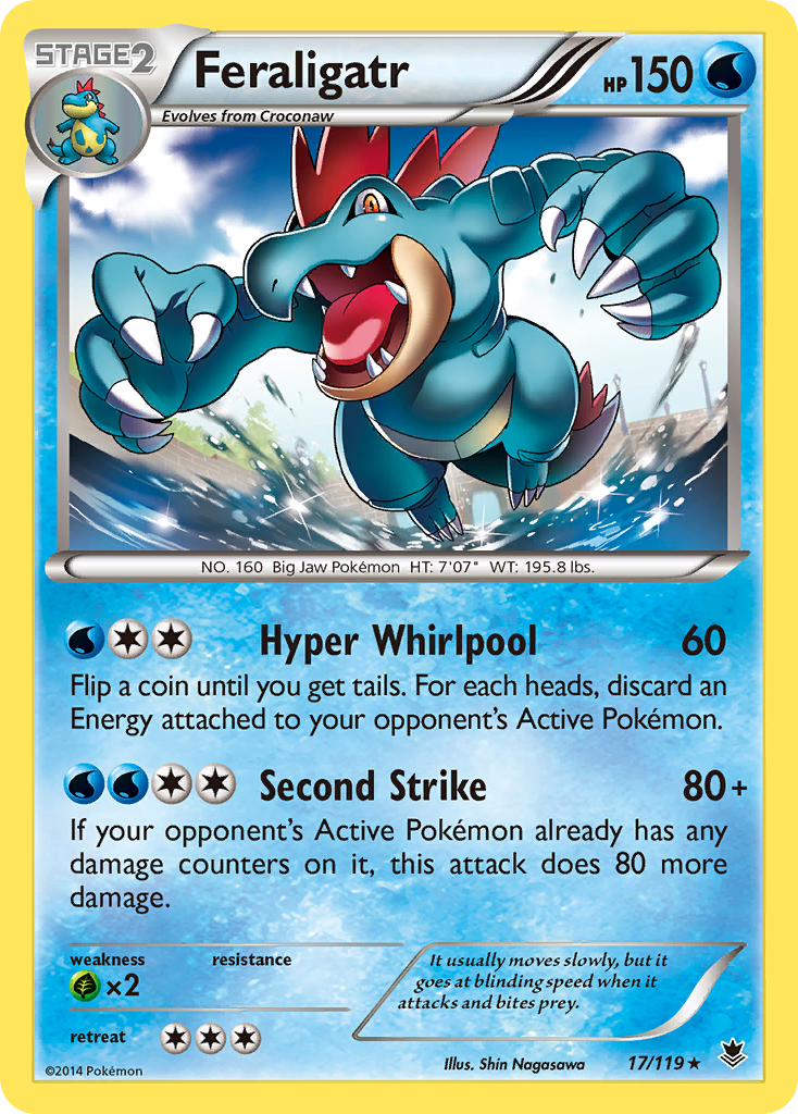 Feraligatr (17/119) [XY: Phantom Forces] | Galactic Gamez