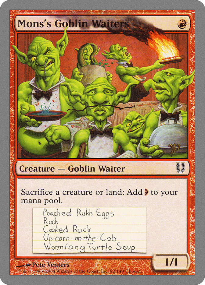 Mons's Goblin Waiters [Unhinged] | Galactic Gamez