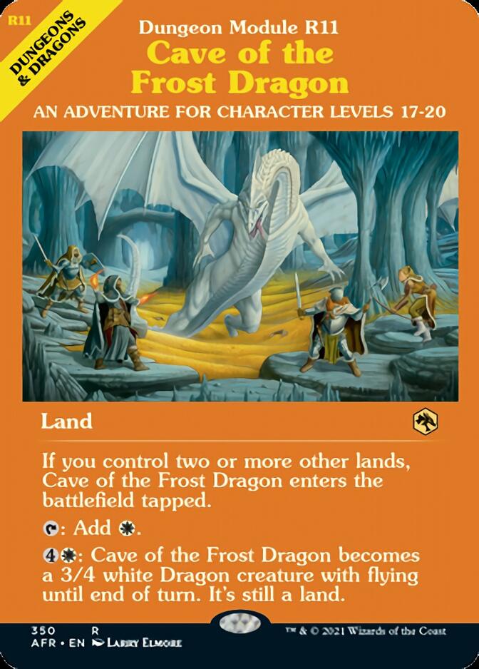 Cave of the Frost Dragon (Dungeon Module) [Dungeons & Dragons: Adventures in the Forgotten Realms] | Galactic Gamez
