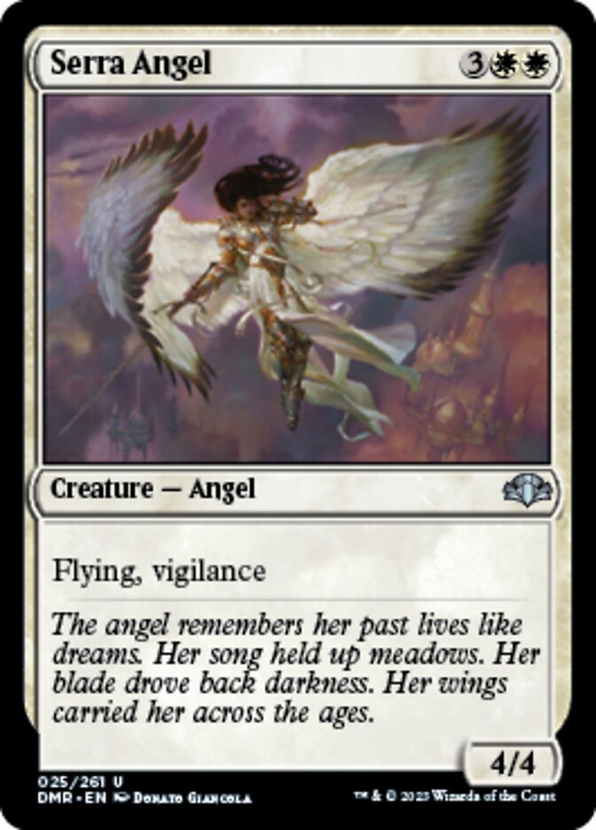 Serra Angel [Dominaria Remastered] | Galactic Gamez