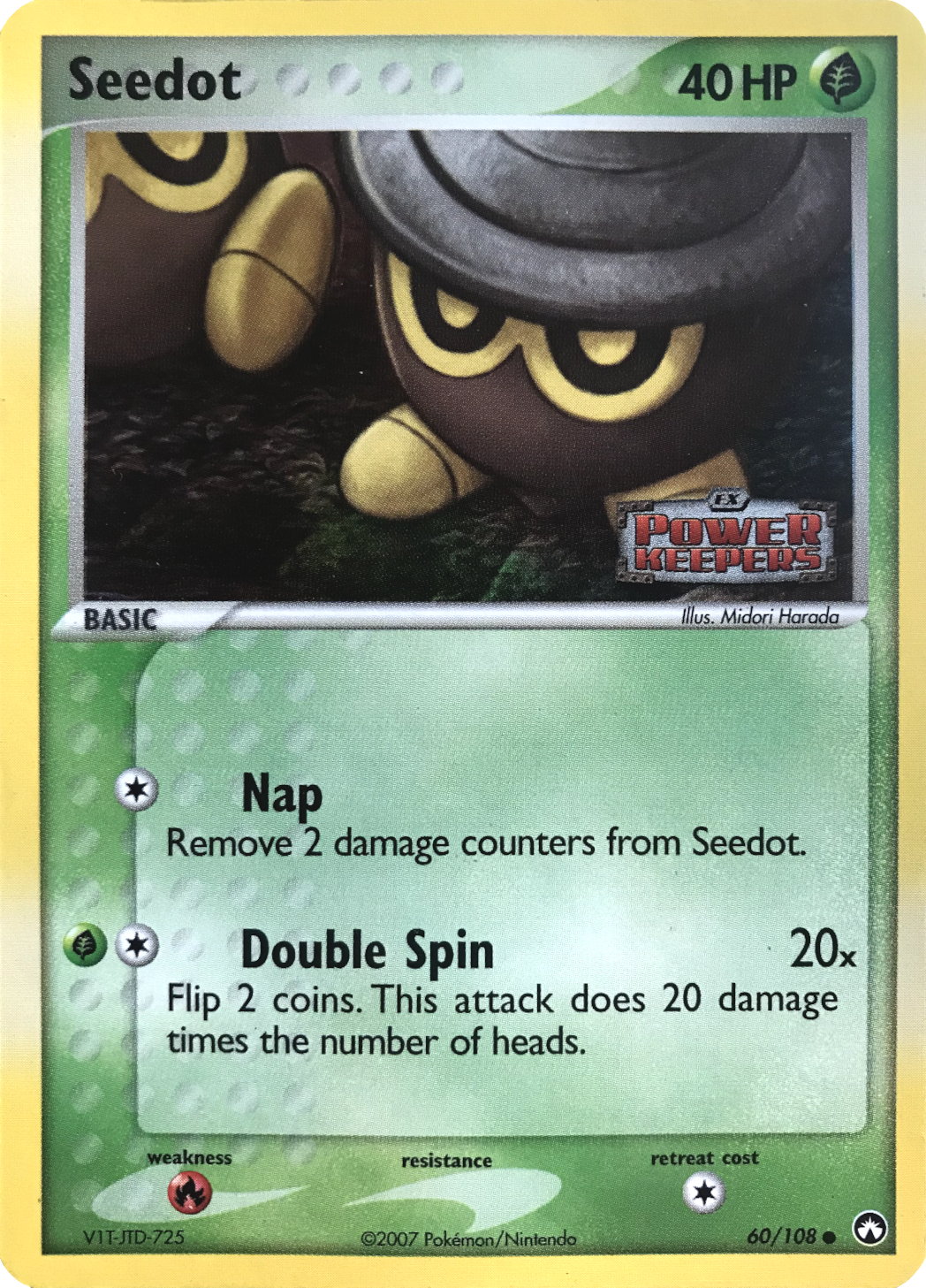 Seedot (60/108) (Stamped) [EX: Power Keepers] | Galactic Gamez