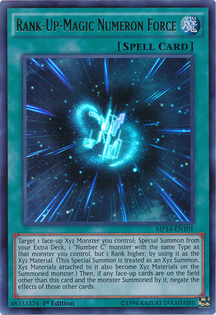 Rank-Up-Magic Numeron Force [MP14-EN101] Ultra Rare | Galactic Gamez