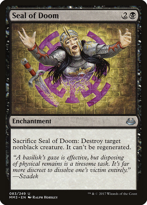 Seal of Doom [Modern Masters 2017] | Galactic Gamez
