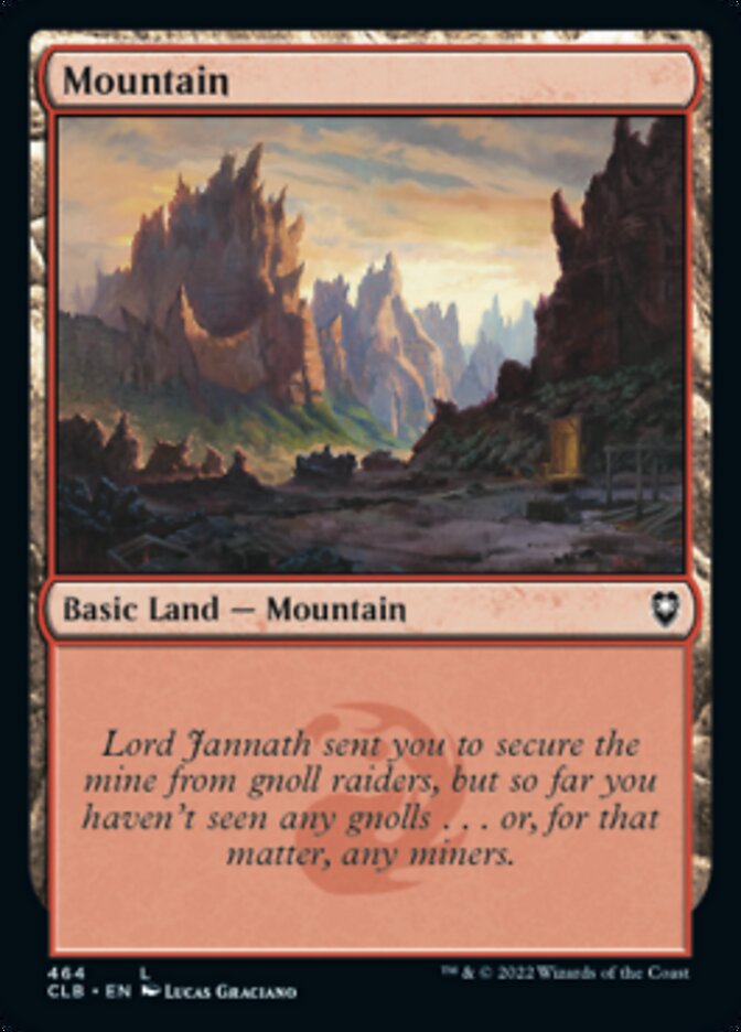 Mountain (464) [Commander Legends: Battle for Baldur's Gate] | Galactic Gamez