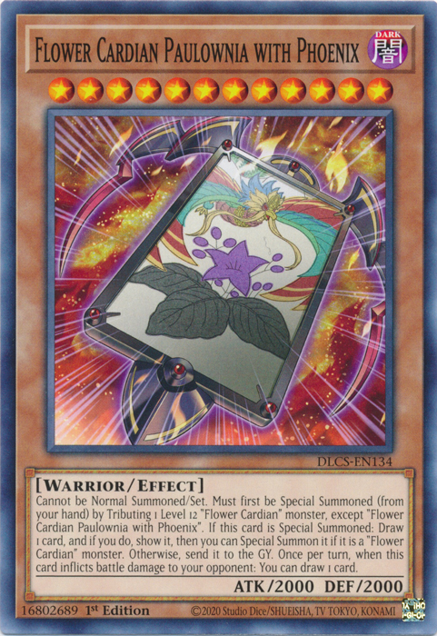 Flower Cardian Paulownia with Phoenix [DLCS-EN134] Common | Galactic Gamez