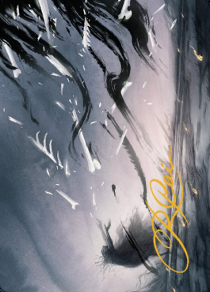 Shadow Prophecy Art Card (Gold-Stamped Signature) [Dominaria United Art Series] | Galactic Gamez