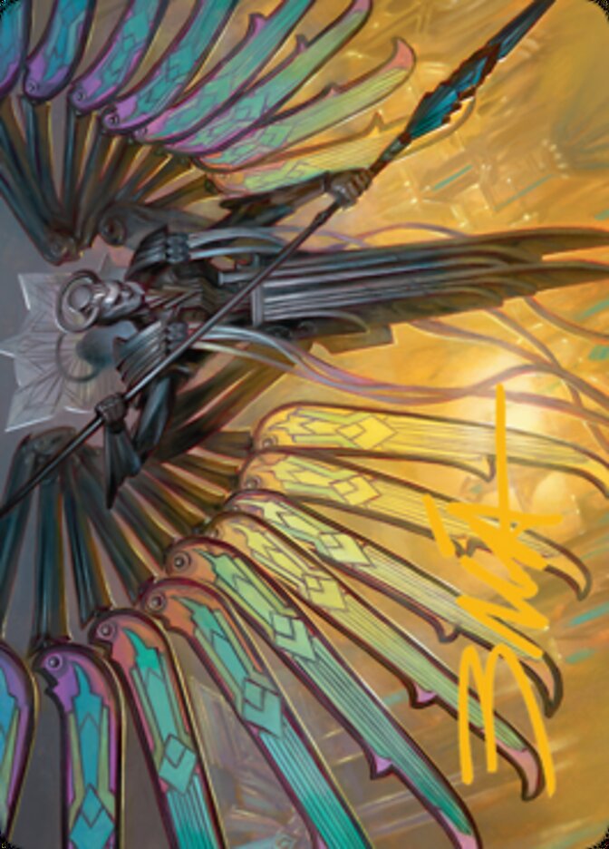 Paragon of Modernity Art Card (Gold-Stamped Signature) [Streets of New Capenna Art Series] | Galactic Gamez