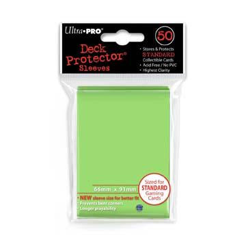 50ct Lime Green Standard Deck Protectors | Galactic Gamez