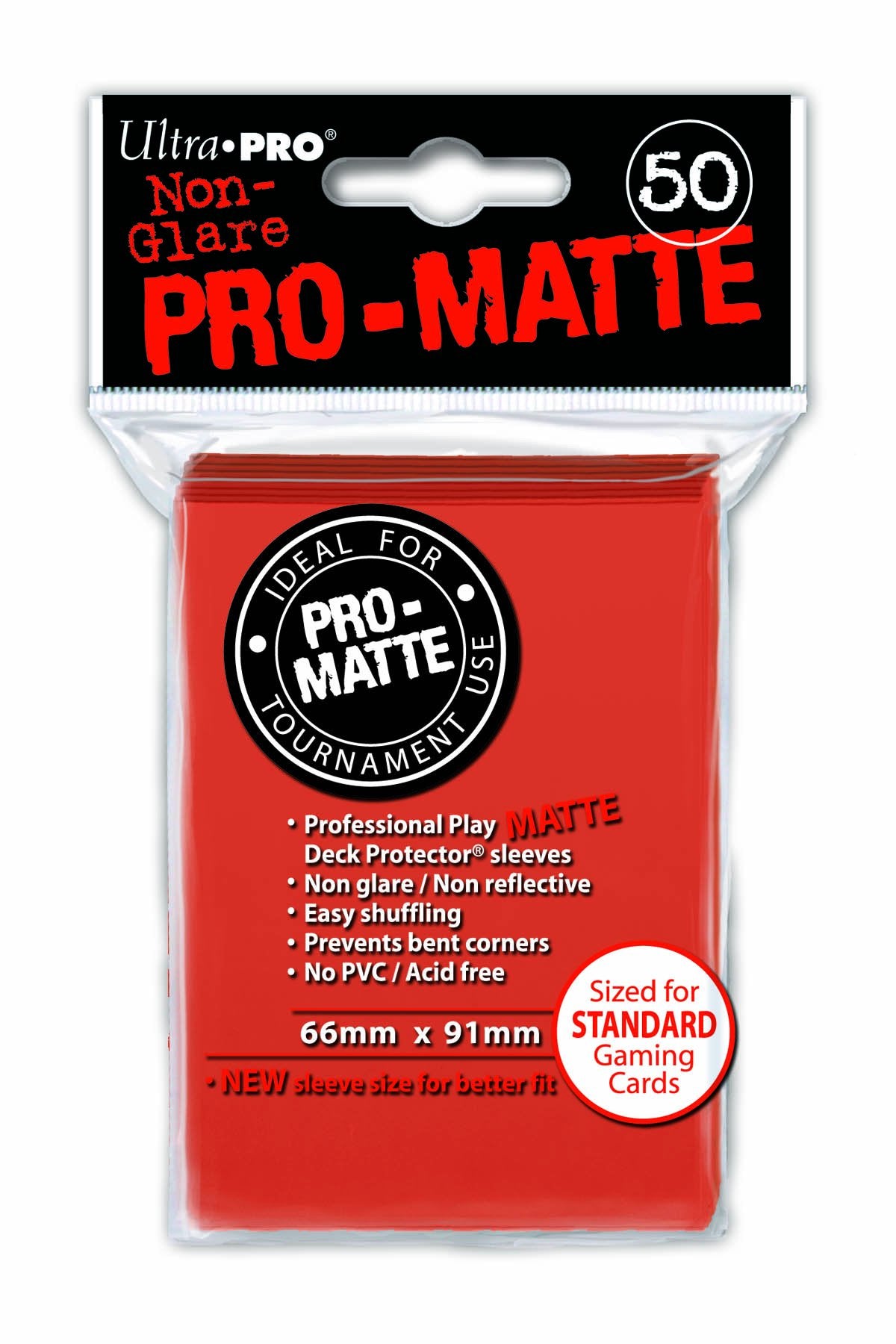 50ct Pro-Matte Peach Standard Deck Protectors | Galactic Gamez