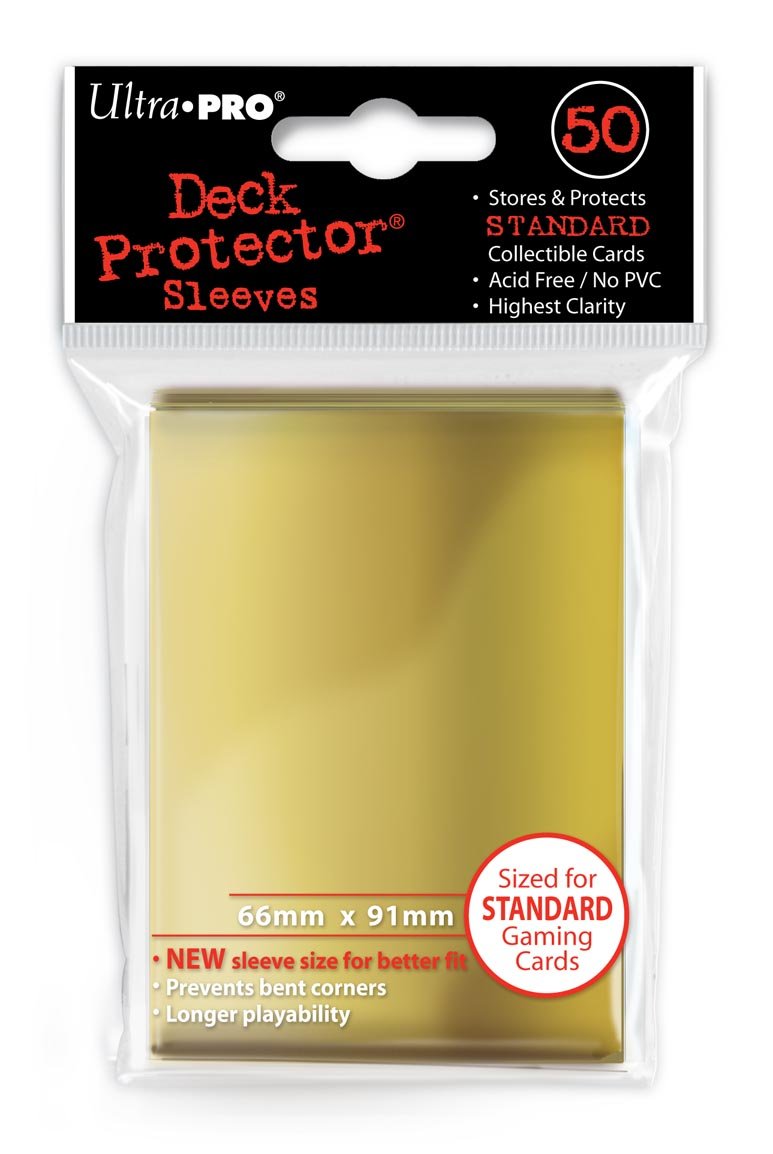 50ct Gold Standard Deck Protectors | Galactic Gamez