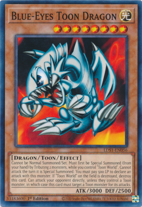 Blue-Eyes Toon Dragon [LDS1-EN056] Common | Galactic Gamez