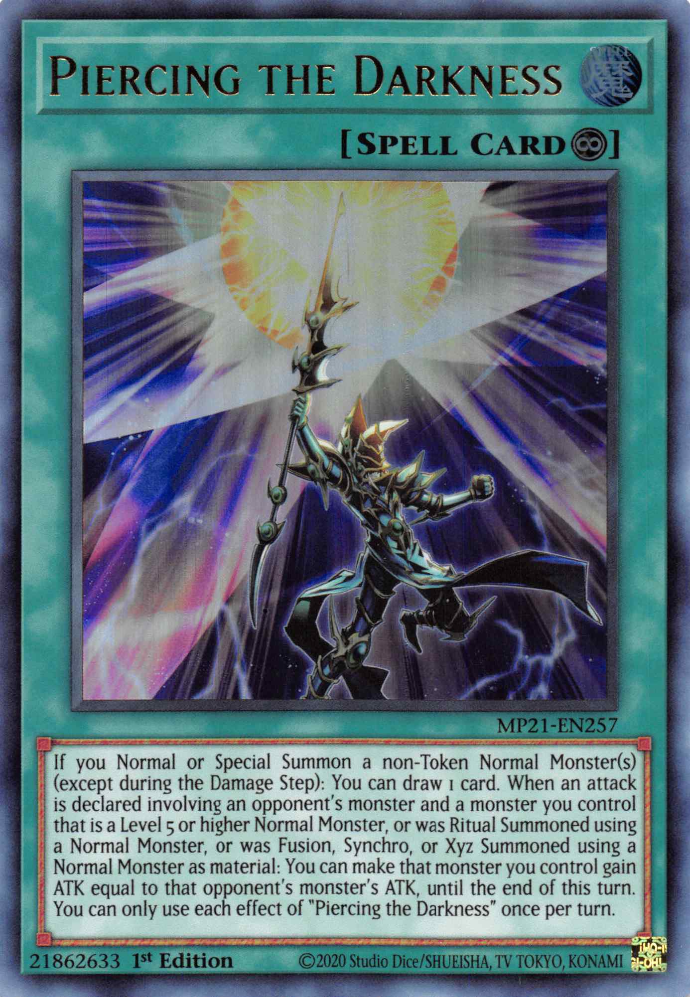 Piercing the Darkness [MP21-EN257] Ultra Rare | Galactic Gamez