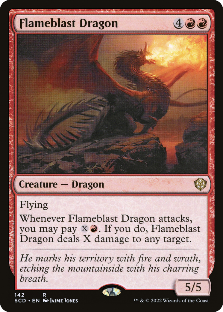 Flameblast Dragon [Starter Commander Decks] | Galactic Gamez