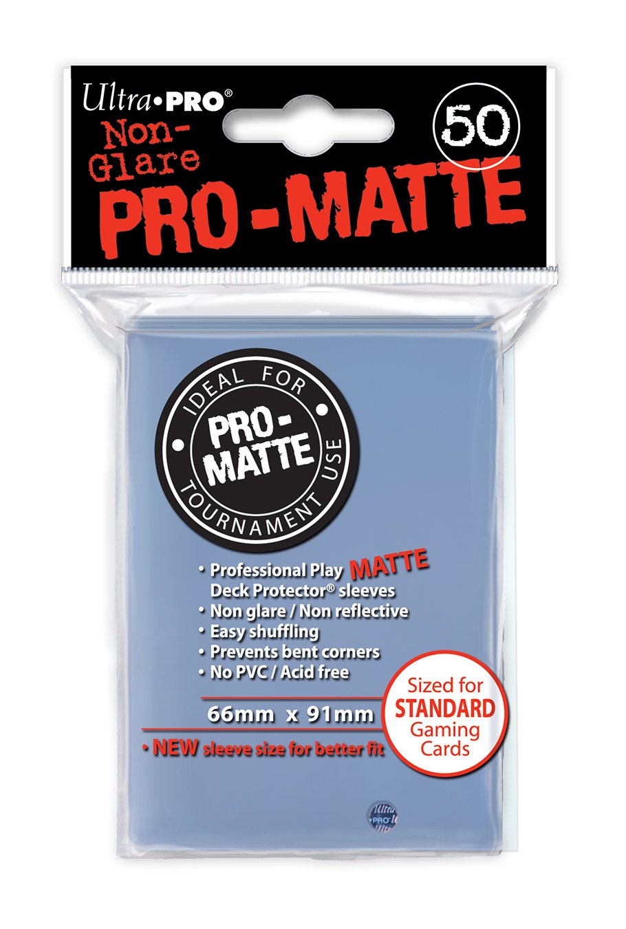 50ct Pro-Matte Clear Standard Deck Protectors | Galactic Gamez