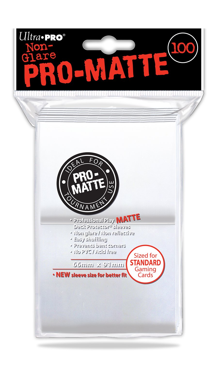 100ct Pro-Matte White Standard Deck Protectors | Galactic Gamez