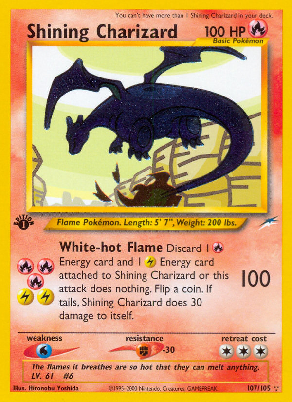 Shining Charizard (107/105) [Neo Destiny 1st Edition] | Galactic Gamez