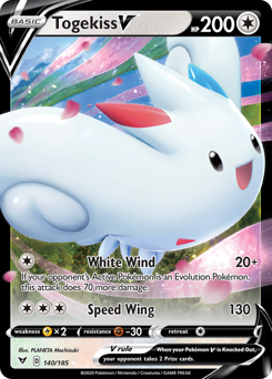 Togekiss V (140/185) [Sword & Shield: Vivid Voltage] | Galactic Gamez