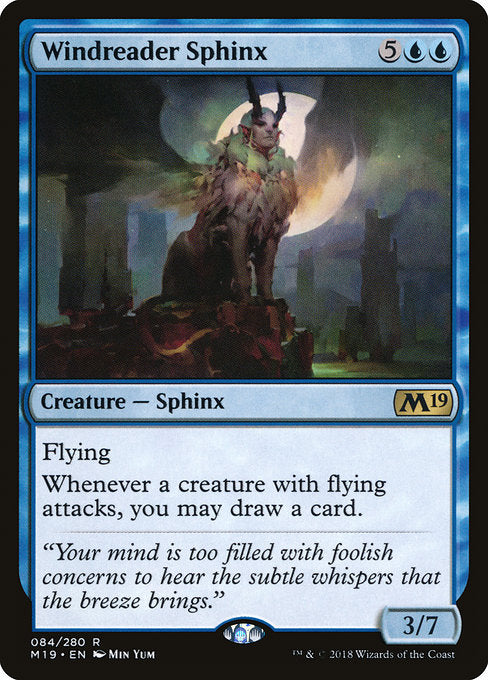 Windreader Sphinx [Core Set 2019] | Galactic Gamez