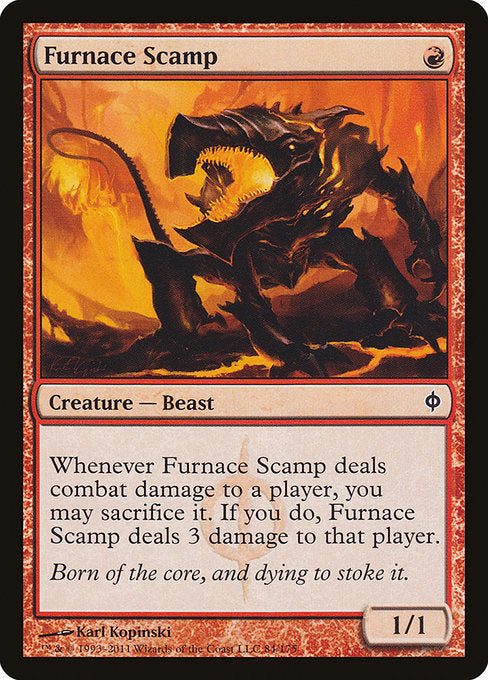 Furnace Scamp [New Phyrexia] | Galactic Gamez