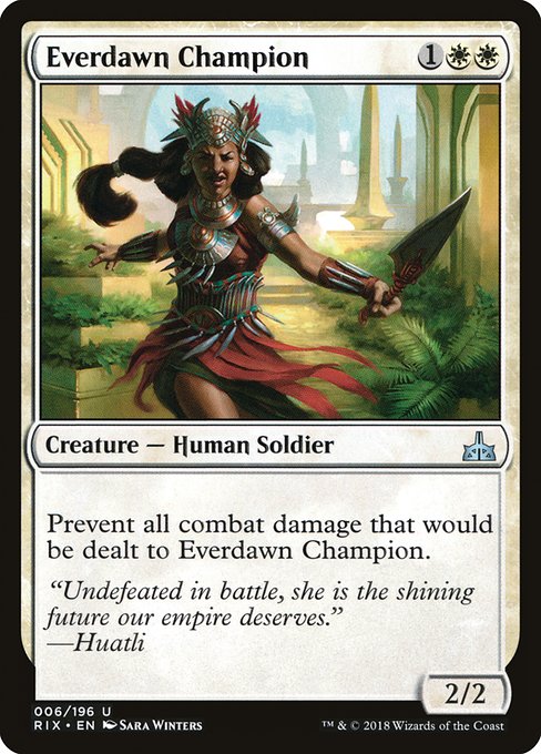 Everdawn Champion [Rivals of Ixalan] | Galactic Gamez