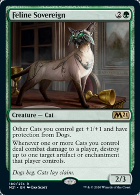 Feline Sovereign [Core Set 2021] | Galactic Gamez