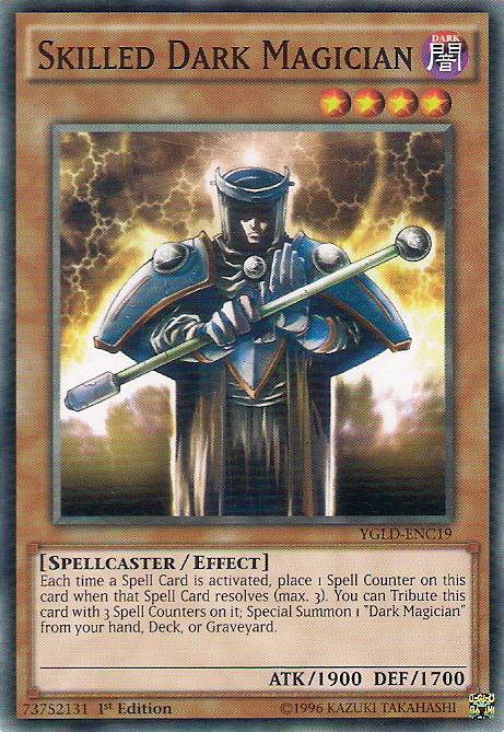 Skilled Dark Magician (C) [YGLD-ENC19] Common | Galactic Gamez