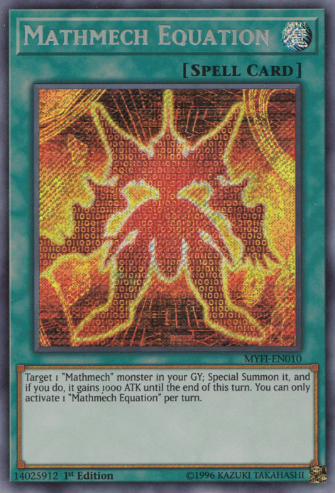 Mathmech Equation [MYFI-EN010] Secret Rare | Galactic Gamez