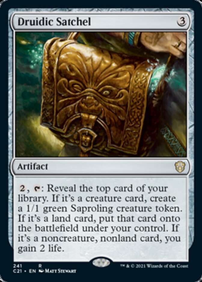 Druidic Satchel [Commander 2021] | Galactic Gamez