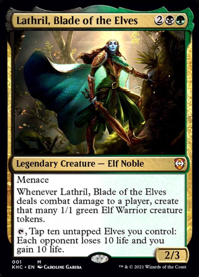 Lathril, Blade of the Elves [Kaldheim Commander] | Galactic Gamez