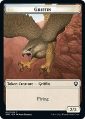 Zombie Knight // Griffin Double-sided Token [Dominaria United Commander Tokens] | Galactic Gamez