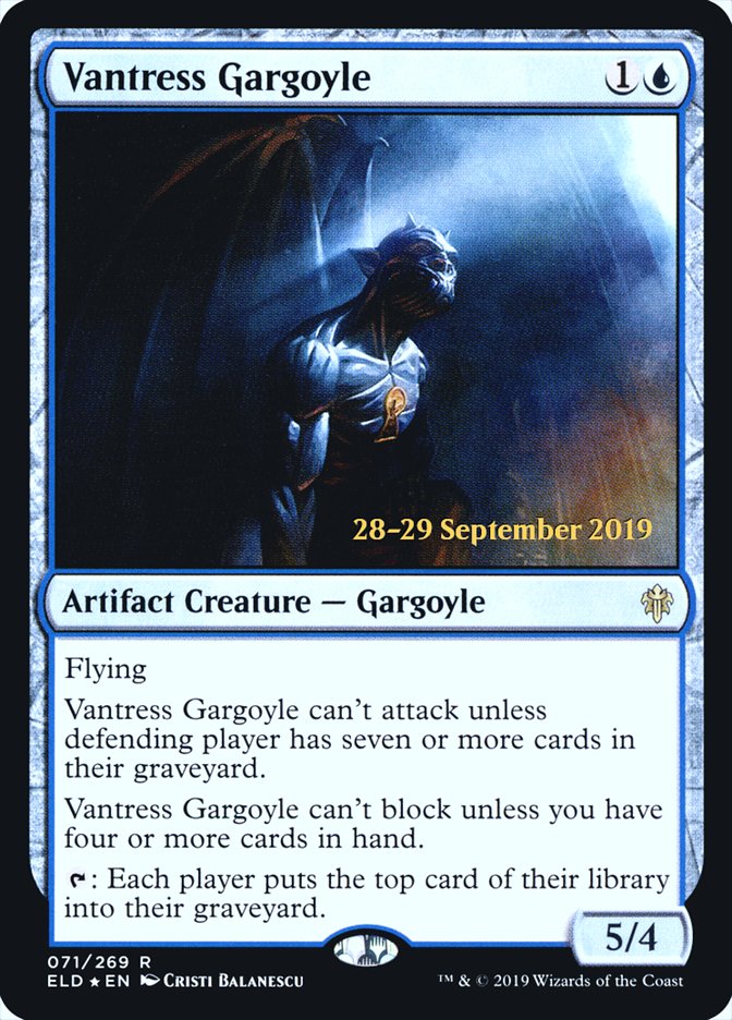 Vantress Gargoyle  [Throne of Eldraine Prerelease Promos] | Galactic Gamez
