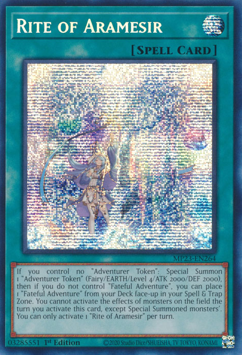 Rite of Aramesir [MP23-EN264] Prismatic Secret Rare | Galactic Gamez